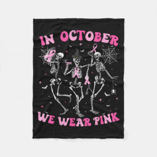 Manta Polar En Octubre Nosotros Usamos Nk Halloween Cáncer de 