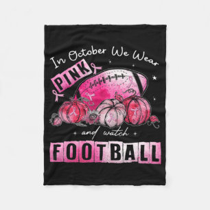 Manta Polar En Octubre Usamos Awa El Cáncer De Mama De Fútbol