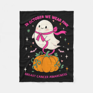 Manta Polar En Octubre Usamos Cáncer De Mama De Bruja Rosa