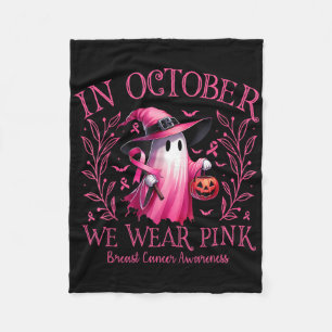 Manta Polar En Octubre Usamos Cáncer De Mama De Bruja Rosa
