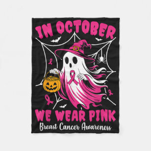 Manta Polar En Octubre Usamos Cáncer De Mama De Bruja Rosa