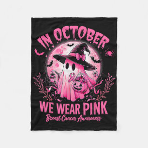 Manta Polar En Octubre Usamos Cáncer De Mama De Bruja Rosa
