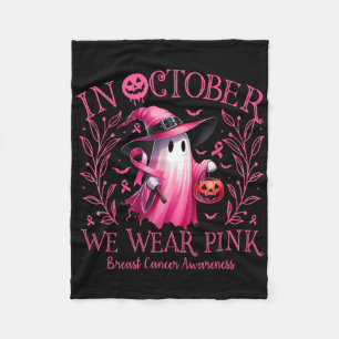 Manta Polar En Octubre Usamos Cáncer De Mama De Bruja Rosa