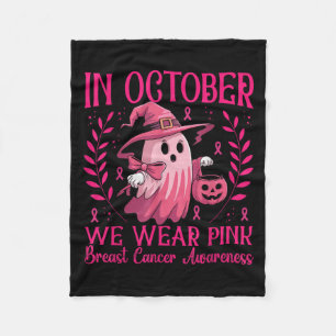 Manta Polar En Octubre Usamos Cáncer De Mama De Bruja Rosa
