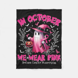 Manta Polar En Octubre Usamos Cáncer De Mama De Bruja Rosa
