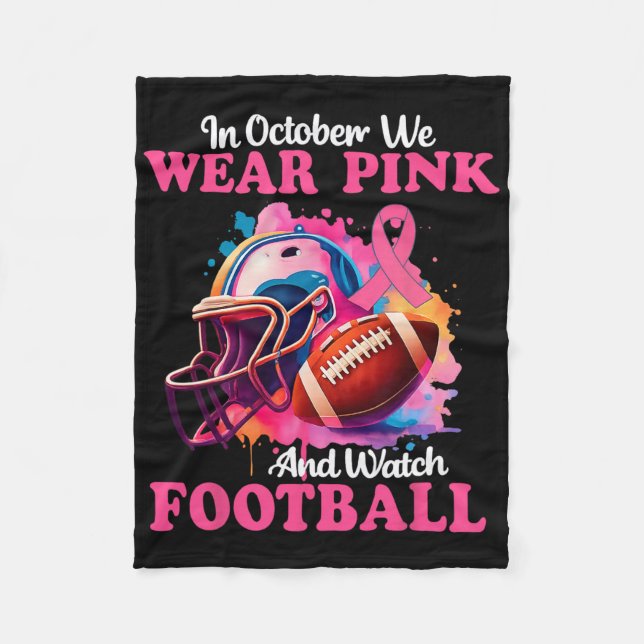 Manta Polar En Octubre, Usamos El Rosa Y Vemos El Ca De Fútbol (Anverso)