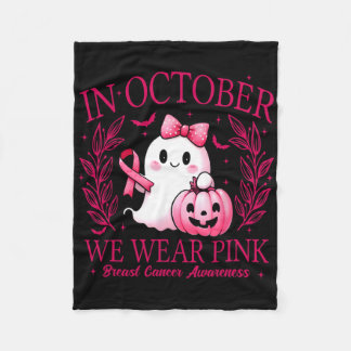 Manta Polar En Octubre Usamos Pink - Conciencia sobre el cánce