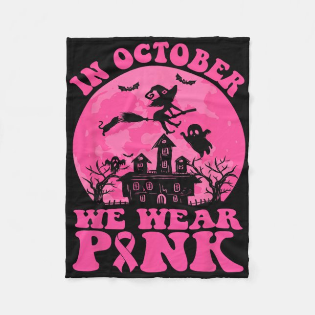 Manta Polar En Octubre Usamos Ri De Concienciación Sobre El Cá (Anverso)