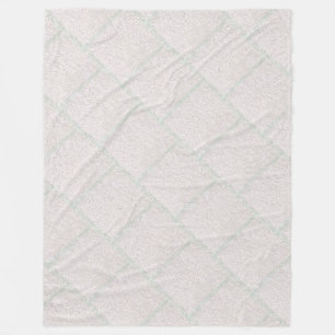 Manta Polar Encaje decorativo rosa sobre blanco