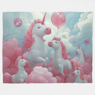 Manta Polar Encantado paisaje unicornio