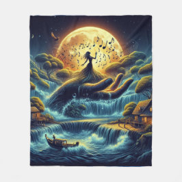 Manta Polar Encantadora Serenade de la Luna