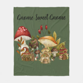 Manta Polar Encantamiento del hongo Gnome