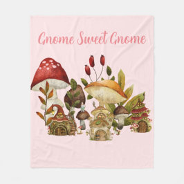 Manta Polar Encantamiento del hongo Gnome