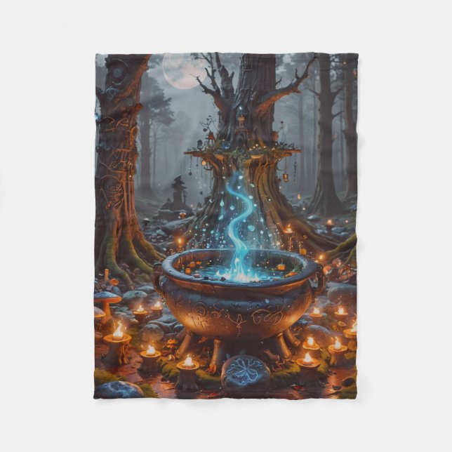 Manta Polar Enchanted Forest Cauldron Under the Moonlight (Anverso)