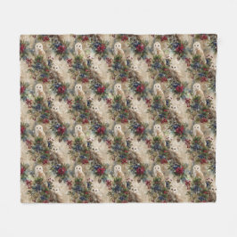 Manta Polar Enchanting Floral Owl