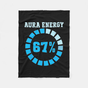 Manta Polar Energía Aura a 67 divertido meme Seis Siete Vamos
