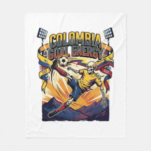 Manta Polar Energía de Gol de Colombia Esqueleto Delantero Nac