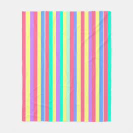 Manta Polar Energizar las bandas de Pastel de Primavera