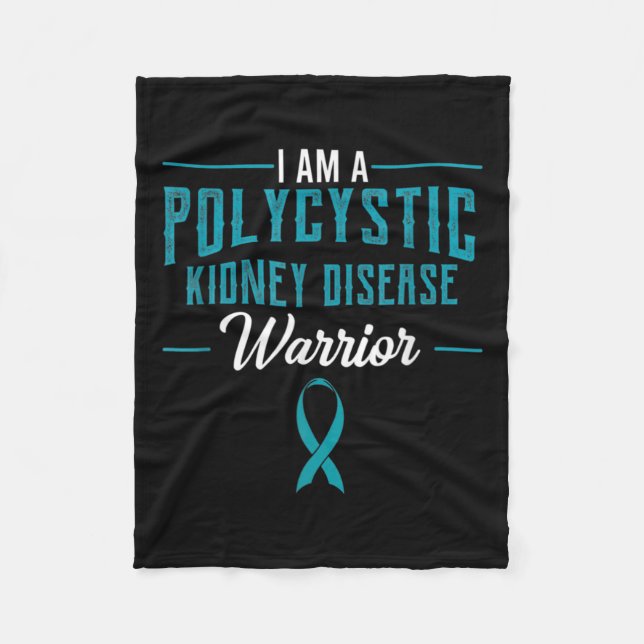 Manta Polar Enfermedad renal Pkd Guerrero Pckd Conciencia Verd (Anverso)