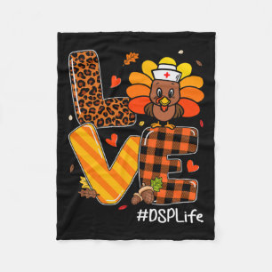 Manta Polar Enfermera de enfermería de Turquía Día de Acción d