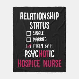 Manta Polar Enfermera de hospicio Enfermería caliente diseño R