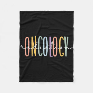 Manta Polar Enfermera de oncología de radiación de arcoiris