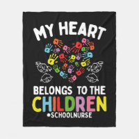 Enfermera escolar agradece mi corazón a mis hijos