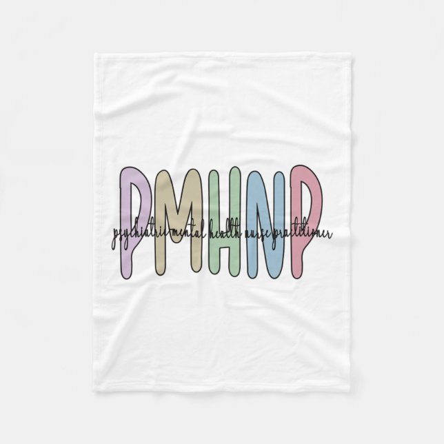 Manta Polar Enfermera psiquiátrica de salud mental 1 (Anverso)