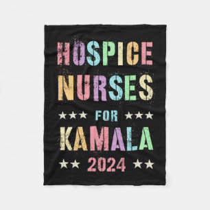 Manta Polar Enfermeras De Hospice Para Las Elecciones De Kamal