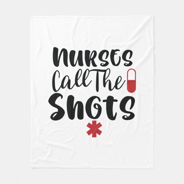 Manta Polar Enfermeras De Regalo De Enfermeras Llaman A Los Di (Anverso)