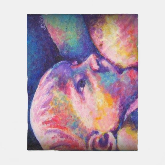 Manta Polar Enfermería bebé (Anverso)