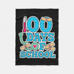 Manta Polar Enfermero 100 Días De Escuela