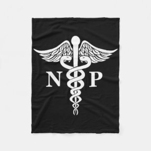 Manta Polar Enfermero Profesional Caduceus Símbolo Médico Bols