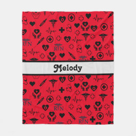 Manta Polar Enfermero registrado personalizado