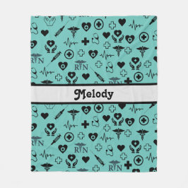 Manta Polar Enfermero registrado personalizado