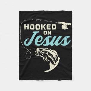 Manta Polar Enganche En Jesús Pesca Byss Christian Religioso D