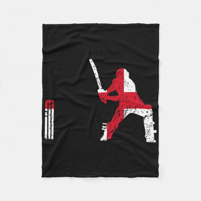 Manta Polar English Cricketer Tsman Wicket Cricket Match Gift  (Anverso)