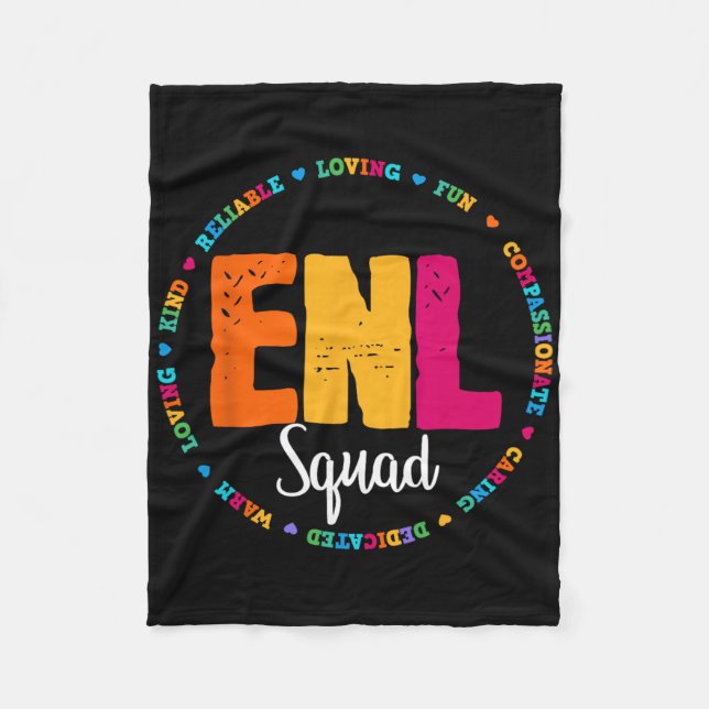 Manta Polar Enl Squad Teacher English New Language Squad Team  (Anverso)