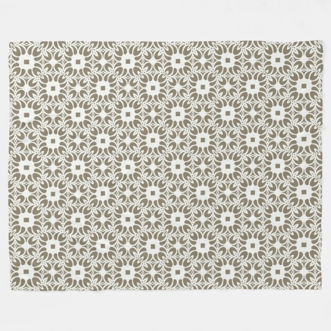 Manta Polar Enrejado de lino (Frente (Horizontal))