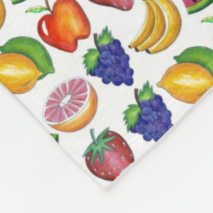 Manta Polar Ensalada de frutas de limón de limón de manzana