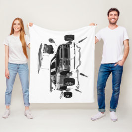 MANTA POLAR ENSAMBLADO DE LÍNEA DE ESQUÍ R34