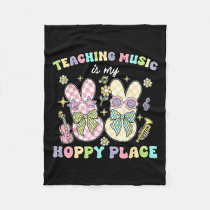Manta Polar Enseñando Música Hoppy Place Bunny Easter Days Res