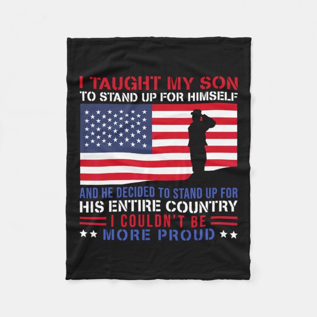 Manta Polar Enseñó A Mi Hijo Cómo Levantarse, Orgullosa Mamá M (Anverso)