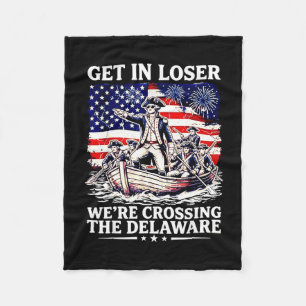Manta Polar Entra cruzando el Delaware 4 de julio patriota