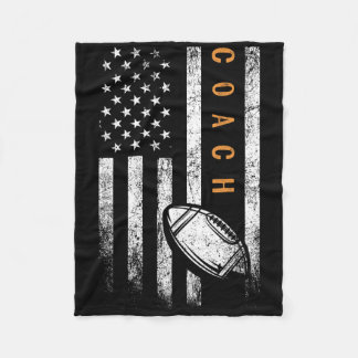 Manta Polar Entrenador de fútbol americano Bandera de Estados