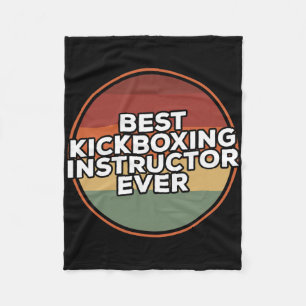 Manta Polar Entrenador de kickboxing vintage mejor instructor 