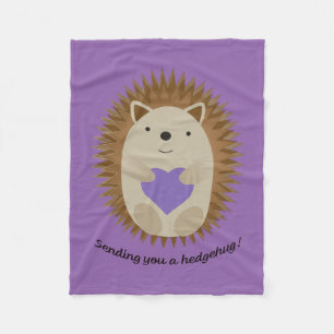 Manta Polar Enviándote un Hedgehug Hedgehog