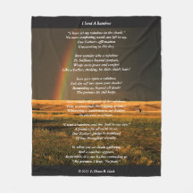 "Envío paisaje de un arco iris"