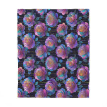 Envoltura floral iridiscente con paro de cinta roj