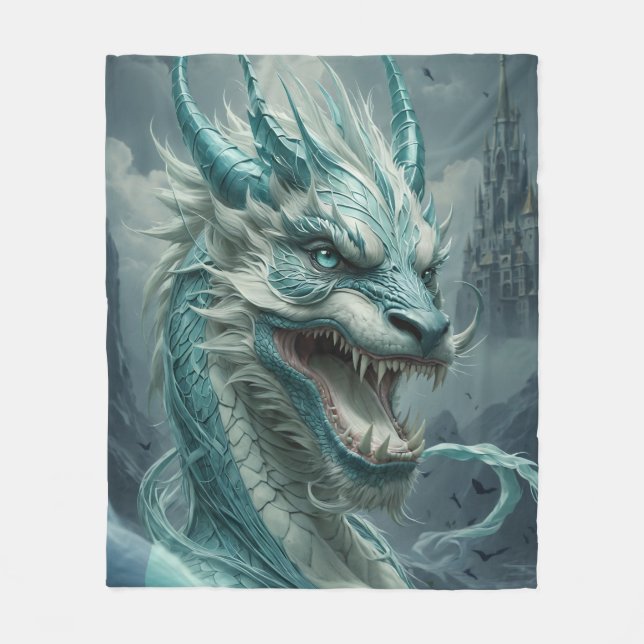 Manta Polar Epic Blue Storm Dragon (Anverso)
